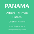 Panama - Altieri Coffee - Natural Geisha