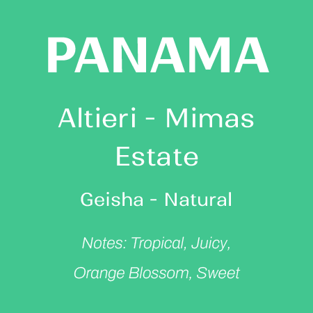 Panama - Altieri Coffee - Natural Geisha