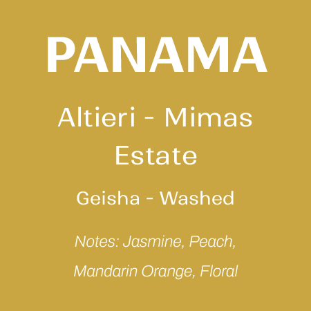 Panama - Altieri Coffee - Washed Geisha 100g