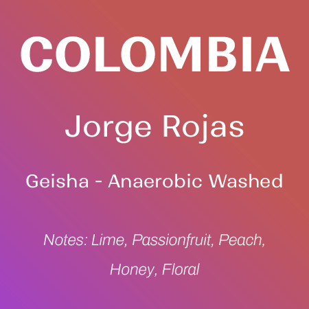 Colombia - Jorge Rojas - Washed Geisha 200g